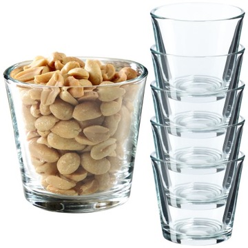 6x ЧАШКИ ДЛЯ СОУСОВ 130 мл НАБОР СТЕКЛЯННЫХ ЧАШ ДЛЯ СОУСНИКОВ