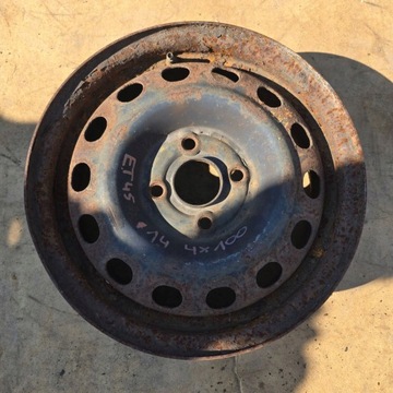 DISK FORD CONTOUR 4X100 R14 ET45 - 1 KUS