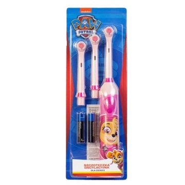 ЭЛЕКТРИЧЕСКАЯ ЗУБНАЯ ЩЕТКА НА АККУМУЛЯТОРЕ ДЛЯ ДЕТЕЙ PAW PATROL Skye