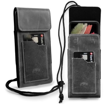 LURESKO Pionowa Kabura do Paska +Smycz na telefon 167x78mm 6.7 6.9 7 cali