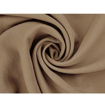 TKANINA MATERIAŁ PANAMA STRETCH 150 CM CIEMNY BEŻ