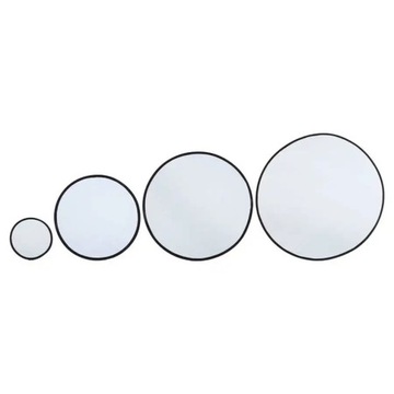 Серебристо-белый 2-в-1 портативный круглый отражатель для фотосъемки