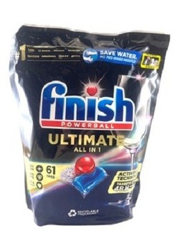 FINISH Powerball ALL IN ONE ULTIMATE kapsułki do zmywarki Original 61 sztuk