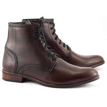 BUTY MĘSKIE SZTYBLETY ZIMOWE SKÓRA 287 KABIR 42