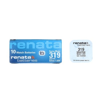 10 x Bateria Srebrowa RENATA SR319 SR527SW