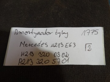 IDEÁLNÍ TLUMIČ ZADNÍ MERCEDES W213 E63 1