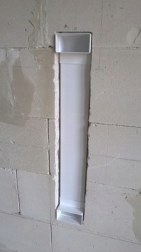 KANAŁ TELEWIZYJNY KABLOWY TV PODTYNKOWY ZESTAW 110x55mm 100cm