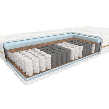 Materac 140x200 AMBRO marki PAN MATERAC twardy sprężynowy kokos