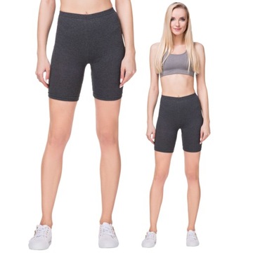 LEGGINSY 1/2 KOLARKI DAMSKIE KRÓTKIE GETRY- S