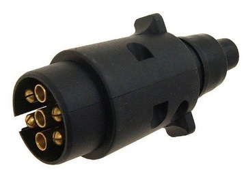 Вилка ПРИЦЕПА 12В ПЛАСТИКОВАЯ 7-контактная