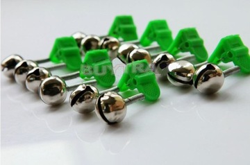 10x Zewnętrzny klips wędkarski Podwójny dzwonek