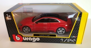 Модель Bburago 1:24 Audi RS5 КУПЕ RS 5 КРАСИВАЯ!!!