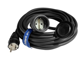 Przedłużacz gumowy H07RN-F 3x1,5 OnPD SCHUKO 1m