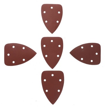 Шлифовальная бумага на липучке DELTA IRON 98x140 ДЛЯ ШЛИФОВАЛЬНОЙ БУМАГИ gr240 набор 5 шт.