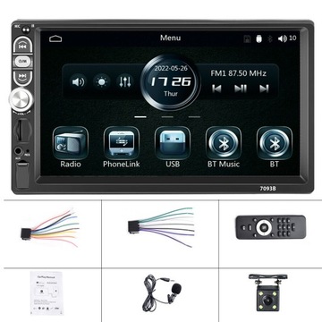 RADIO SAMOCHODOWE USB DOTYKOWE ANDROID AUTO CARPLAY MIRROR LINK