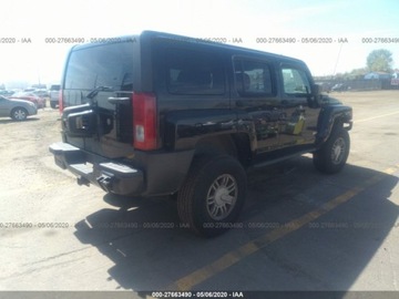 DVEŘE PRAVÝ ZADNÍ KPL. SKLO (OKNO) ZÁMEK HUMMER H3 08