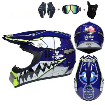 KASK MOTOCYKLOWY OFF-ROAD ENDURO MOTOCROSS