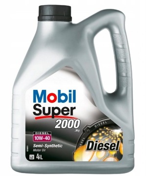 Mobil Super 2000 X1 Diesel 10W40 4L + ZAWIESZKA
