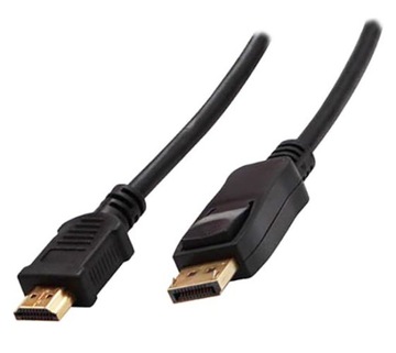 Кабель логотипа DisplayPort M- Hdmi M Black