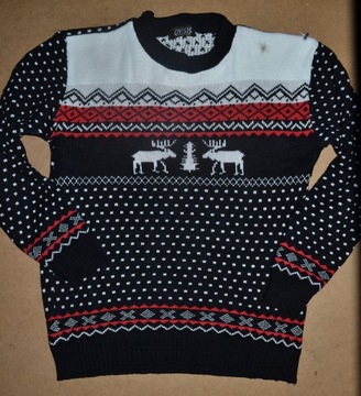 139^ świąteczny sweter Renifer _S_