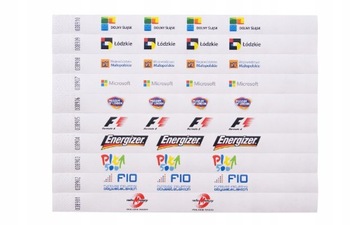 Браслеты TYVEK 1000 шт. БЕСПЛАТНАЯ ЦВЕТНАЯ ПЕЧАТЬ.