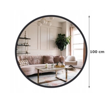 Зеркало в ванной рушатся в металлической раме 100 см