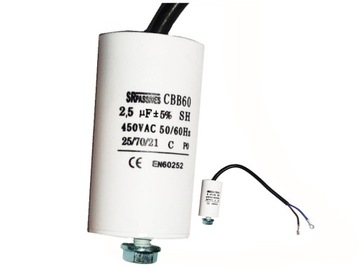 SRpassives kondensator 2,5uf / 450VAC do silnika