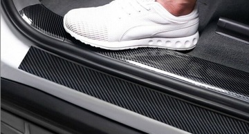 УГЛЕРОДНАЯ ЛЕНТА 5D ЗАЩИТНАЯ ФОЛЬГА ПОРОГОВЫЙ ДИАПАЗОН 100 см