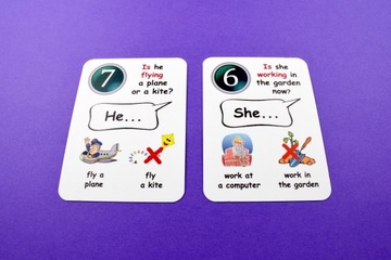 Веселый карточный английский. Настоящее длительное