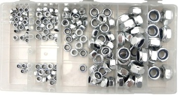 НАБОР САМОСТОРЯЩИХСЯ ГАЙОК, 146 ШТ.