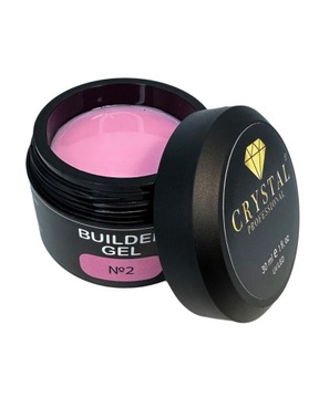 Builder Gel #2 CRYSTAL PROFESSIONAL, 30ml żel budujący