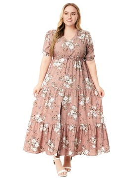 Plus Size Summer New Style Floral Print Bohemian H