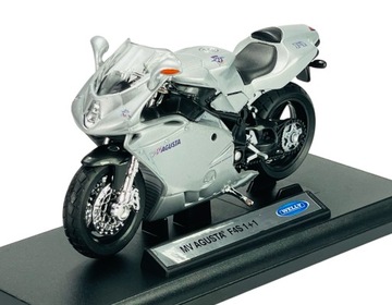 WELLY MV AGUSTA F4S 1+1 1:18 MOTOCYKL NOWY METAL