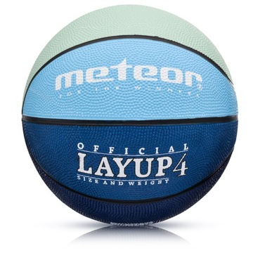METEOR PIŁKA DO KOSZYKÓWKI DLA DZIECI LAYUP rozm 4