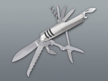 БРЕЛОК КАРМАННЫЙ НОЖ, 11 функций, BOMB BOY, С ГРАВИРОВКОЙ