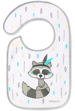 BABYONO ŚLINIAK FROTTE Z CERATKĄ NA RZEP 6m+