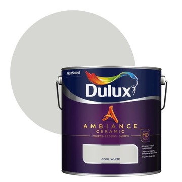 DULUX AMBIANCE FARBA CERAMICZNA 2,5L Cool White