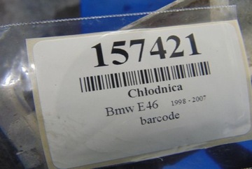 BMW E46 1.9 CHLADIČ VODY KOMPLETNÍ 60784A