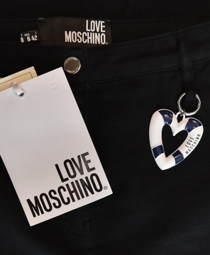 LOVE MOSCHINO spódnica jeansowa ołówkowa S 36 %