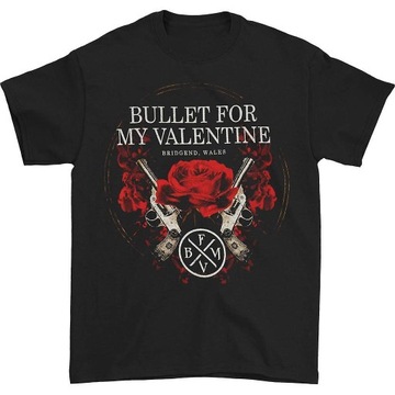 Bullet For My Valentine Roses & Pistols T-shirt
