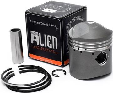 ПОРШЕНЬ ALIEN ANODOWANY JUNAK M10 R5 76.25 КОМПЛЕКТ  