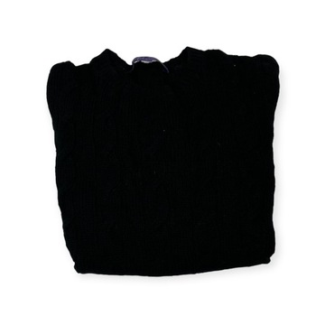 Sweterek damski czarny wciągany RALPH LAUREN S