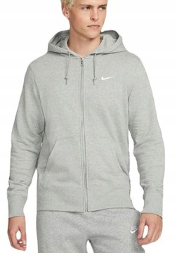 Bluza sportowa Nike Sportswear męska zapinana z kapturem szara rozmiar M