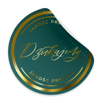NAKLEJKI ETYKIETY KOLOR ZŁOCENIE LUX x500 +PROJEKT