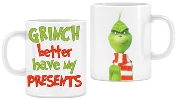 Kubek GRINCH na prezent Mikołajki Boże Narodzenie