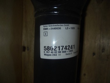 ПРИВОДНОЙ ВАЛ IVECO TRAKKER EUROTRAKKER 5802174241