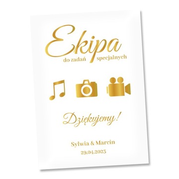EKIPA DO ZADAŃ SPECJALNYCH A4 ŚLUB WESELE ZŁOCONA