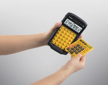Водонепроницаемый ОФИСНЫЙ КАЛЬКУЛЯТОР CASIO WM-320MT-S, 12-значный дисплей, Wy