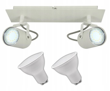 ZESTAW Podwójny Ruchomy REFLEKTOR + Żarówki LED