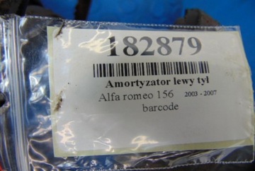 ALFA ROMEO 156 TLUMIČ LEVÝ ZADNÍ